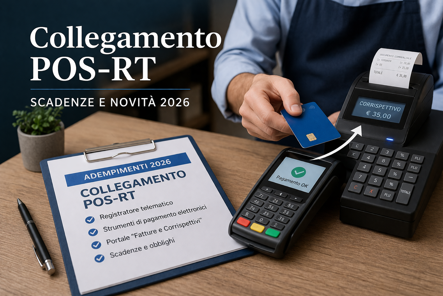 Collegamento POS-RT: scadenze e novità 2026